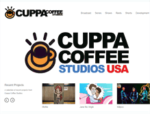 Tablet Screenshot of cuppacoffee.com